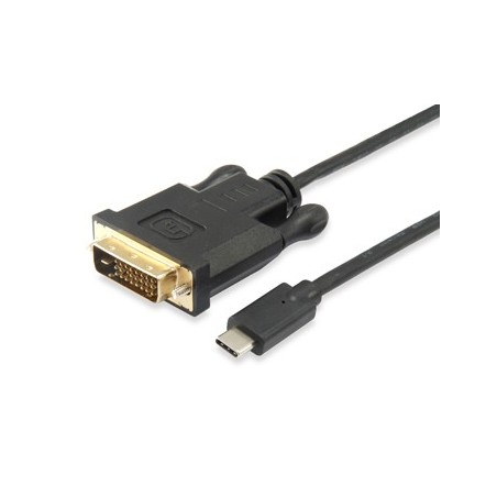 Cable USB-C a DVI-D Dual Link  M/M  1 8 m