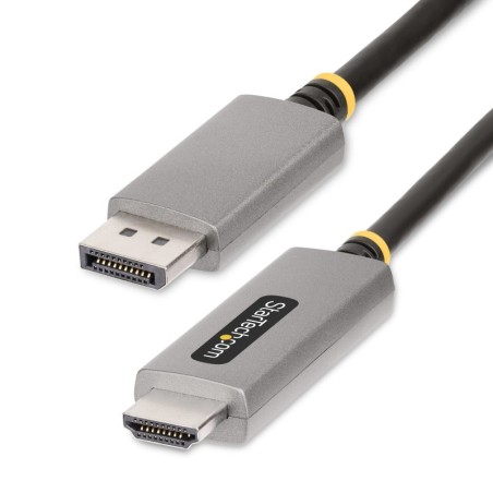 Cable Adaptador de 2m DisplayPort a HDMI - 8K 60Hz - 4K 144Hz - HDR10 - Conversor de Vdeo Activo DP 1.4 a HDMI 2.1 - Convertidor