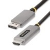 Cable Adaptador de 2m DisplayPort a HDMI - 8K 60Hz - 4K 144Hz - HDR10 - Conversor de Vdeo Activo DP 1.4 a HDMI 2.1 - Convertidor