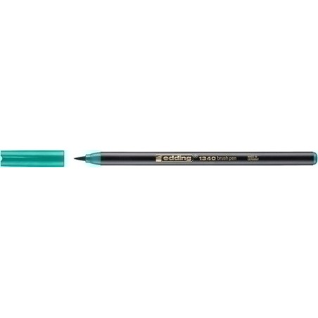 ROTUL.EDDING 1340 BRUSHPEN VERDE - Pack de 10 unidades