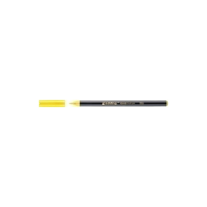 ROTUL.EDDING 1340 BRUSHPEN AMARILLO - Pack de 10 unidades