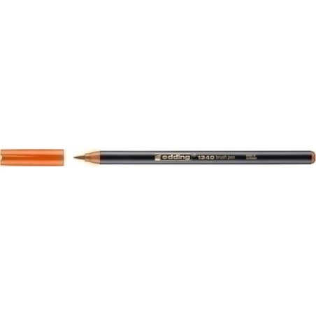 ROTUL.EDDING 1340 BRUSHPEN NARANJA - Pack de 10 unidades