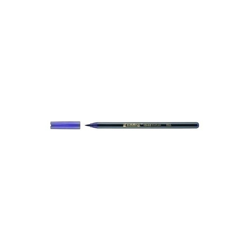 ROTUL.EDDING 1340 BRUSHPEN VIOLETA - Pack de 10 unidades