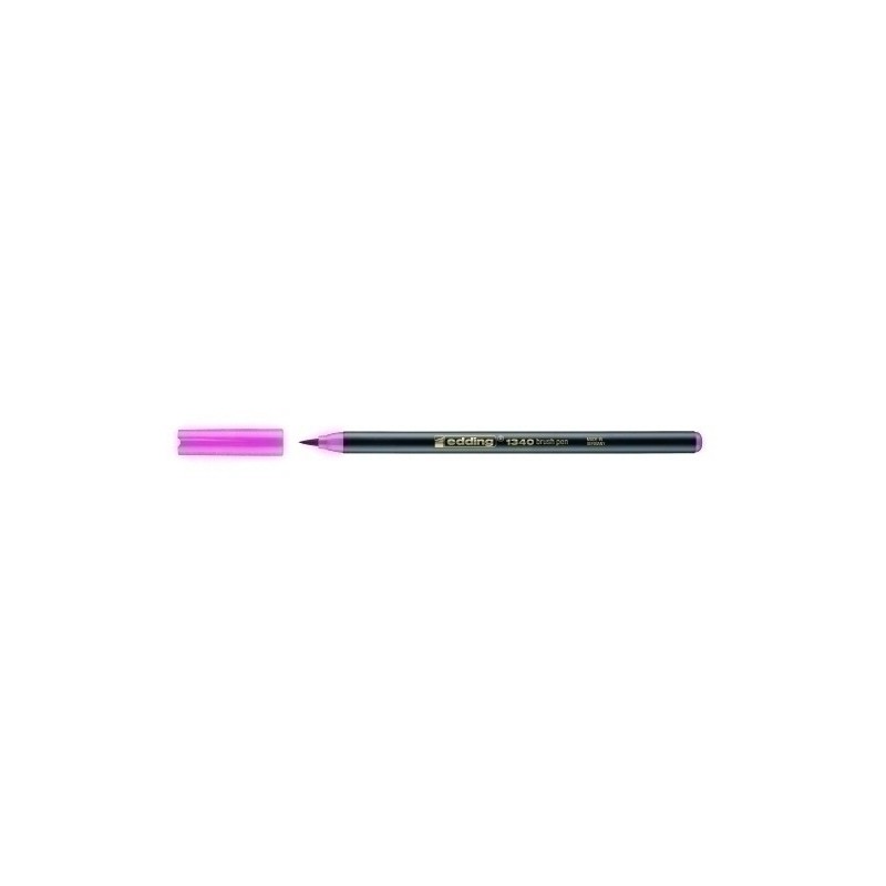 ROTUL.EDDING 1340 BRUSHPEN ROSA - Pack de 10 unidades