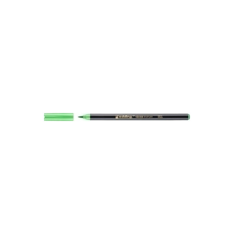 ROTUL.EDDING 1340 BRUSHPEN VD.CLARO - Pack de 10 unidades