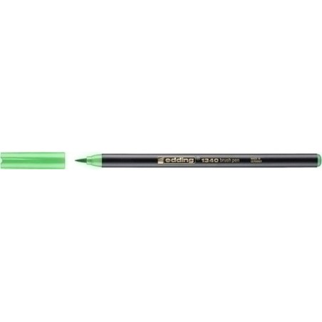 ROTUL.EDDING 1340 BRUSHPEN VD.CLARO - Pack de 10 unidades