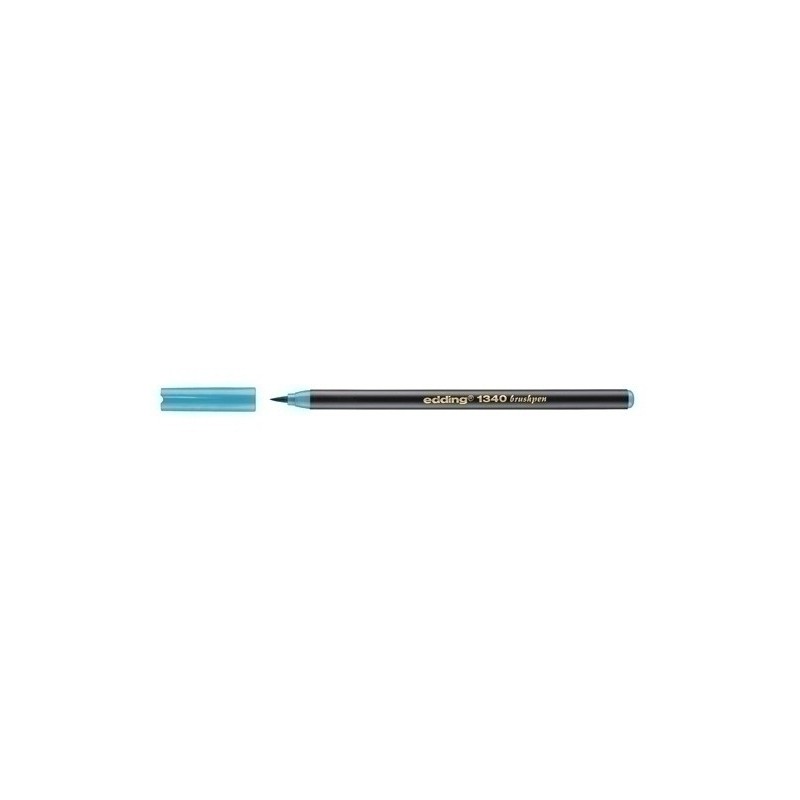 ROTUL.EDDING 1340 BRUSHPEN TURQUESA - Pack de 10 unidades