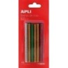 COLA TERMOFUSIBLE BARRA APLI GLITTER 12