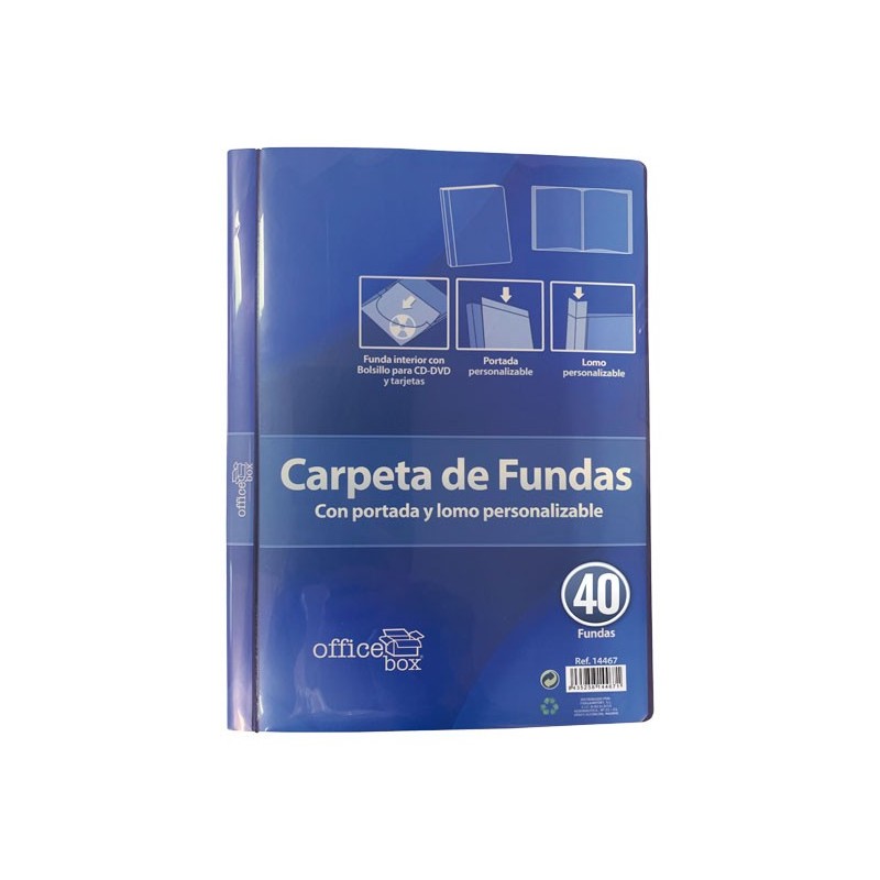 CARP. 40 FUND OFFICE BOX PERSONALIZ. A4 NEGRO