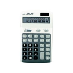 BLISTER CALCULADORA MILAN 12 DIG NEGRO 150712GBL