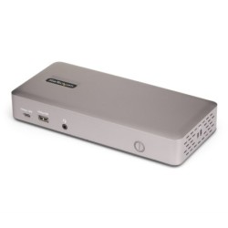 Docking Station USB4 para 3 Monitores 4K60 HDMI o DisplayPort - Dock USB Tipo C - Hub USB de 6 Puertos - Red Ethernet de 2 5GbE 