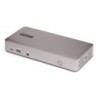 Docking Station USB4 para 3 Monitores 4K60 HDMI o DisplayPort - Dock USB Tipo C - Hub USB de 6 Puertos - Red Ethernet de 2 5GbE 