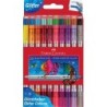 ROTUL.FABER C.DOBLE PUNTA GLITTER CAJA 2 - Pack de 5 unidades