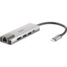 DUB-M520 base para porttil y replicador de puertos Almbrico Thunderbolt 3 Aluminio
