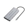 DONN34G base para porttil y replicador de puertos Almbrico USB 3.2 Gen 2 (3.1 Gen 2) Type-C Gris