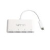 SCT502 base para porttil y replicador de puertos USB 3.2 Gen 1 (3.1 Gen 1) Type-C Blanco