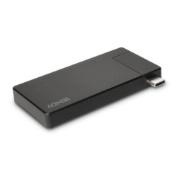 43336 base para porttil y replicador de puertos Almbrico USB 3.2 Gen 1 (3.1 Gen 1) Type-C Negro