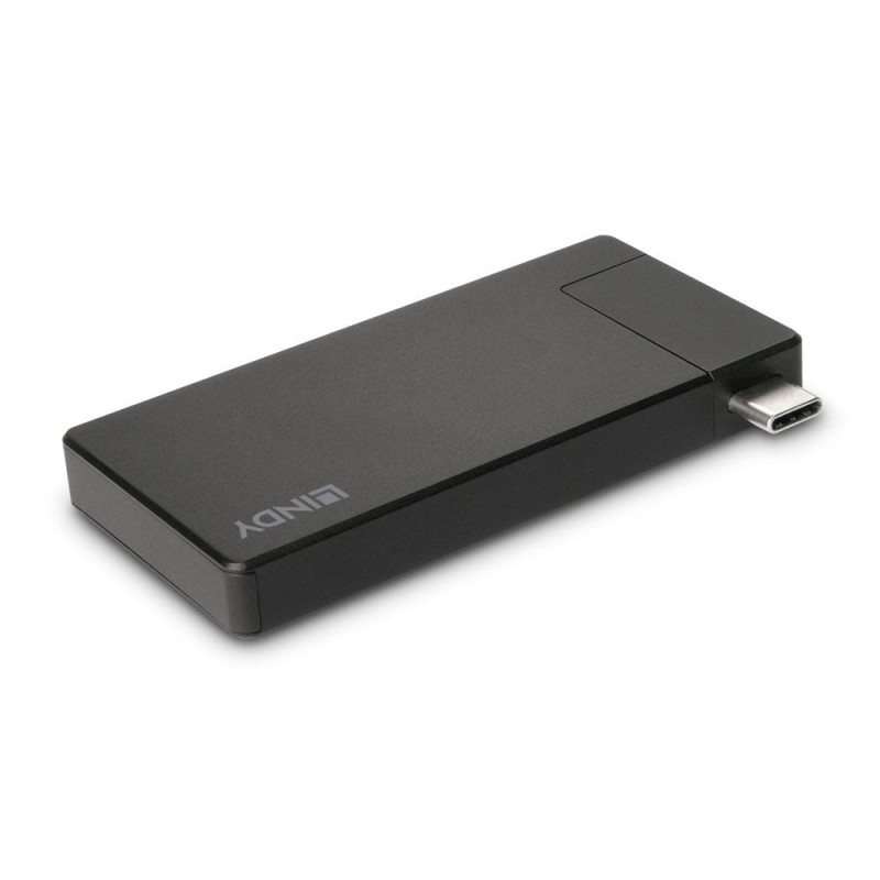 43336 base para porttil y replicador de puertos Almbrico USB 3.2 Gen 1 (3.1 Gen 1) Type-C Negro