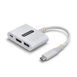 Dock Hub Multipuertos USB Tipo C a HDMI - Adaptador Multipuertos USB-C a HDMI - Carga de 140W - Hub Ladrn USB de 5Gbps - HDMI 4K