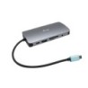 Metal USB-C Travel Nano Dock HDMI/VGA with LAN + Power Delivery 100 W