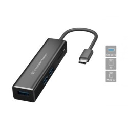 DONN08B base para porttil y replicador de puertos USB 3.2 Gen 1 (3.1 Gen 1) Type-C Negro