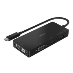 AVC003BTBK base para porttil y replicador de puertos Almbrico USB 3.2 Gen 1 (3.1 Gen 1) Type-C Negro
