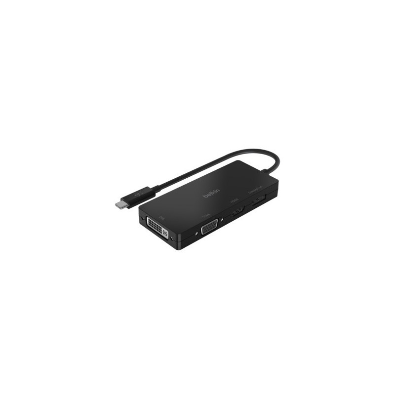 AVC003BTBK base para porttil y replicador de puertos Almbrico USB 3.2 Gen 1 (3.1 Gen 1) Type-C Negro
