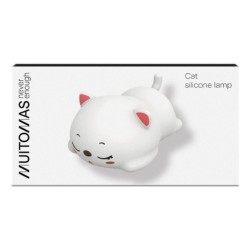 SILLAMPCATC lmpara de mesa 1 5 W Blanco  Rojo  Negro