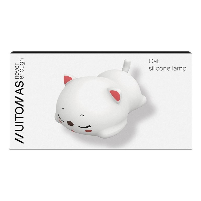 SILLAMPCATC lmpara de mesa 1 5 W Blanco  Rojo  Negro