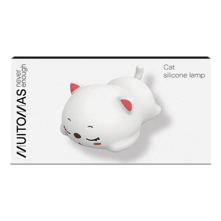 SILLAMPCATC lmpara de mesa 1 5 W Blanco  Rojo  Negro