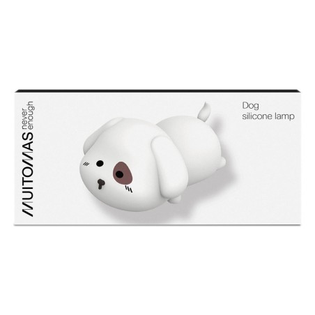 SILLAMPDOGC lmpara de mesa 1 5 W Blanco  Negro  Marrn