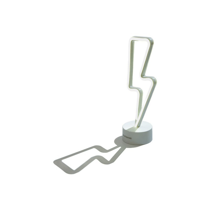 NEONTBOLT lmpara de mesa Bombilla(s) no reemplazable(s) Neon Blanco