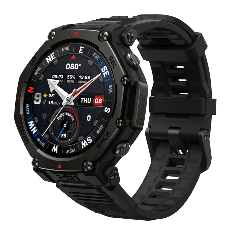 T-rex 3 Pro 3 35 cm (1.32") AMOLED 44 mm Digital 466 x 466 Pixeles Pantalla tctil Negro Wifi GPS (satlite)