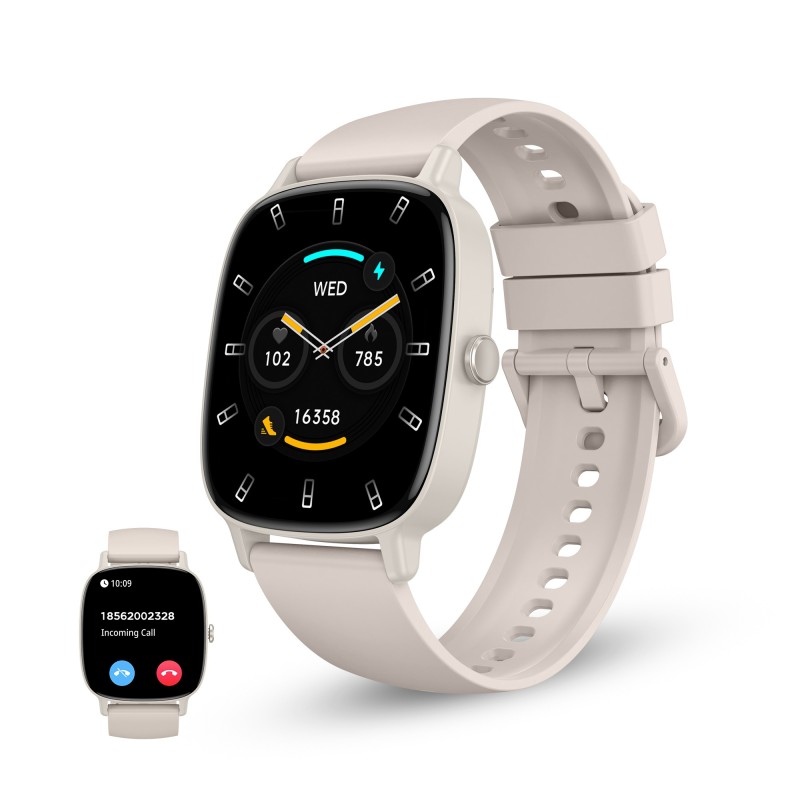 Smartwatch Pulse  Pantalla 1.83"  Autonoma 7 das  Modo deporte y salud  Llamadas  IP68  Beige