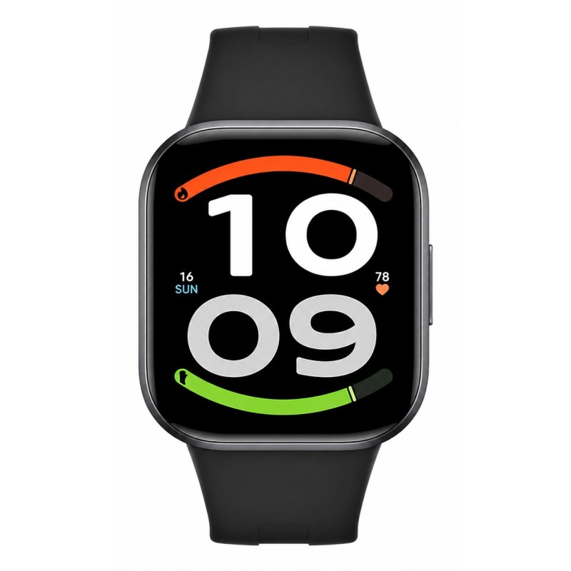 Redmi Watch 6 Active 4 7 cm (1.85") AMOLED 46 mm Digital 390 x 450 Pixeles Pantalla tctil Negro GPS (satlite)