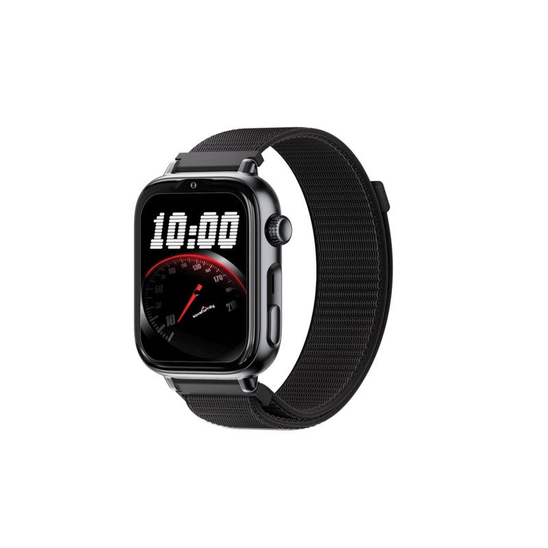 SaveWatch Plus 2 4 7 cm (1.85") AMOLED Digital 410 x 502 Pixeles Pantalla tctil 4G Negro Wifi GPS (satlite)