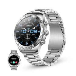Smartwatch Elite  Pantalla AMOLED 1.43"  Autonoma 7 das  IP67  Modo deporte y salud  Llamadas  Plateado