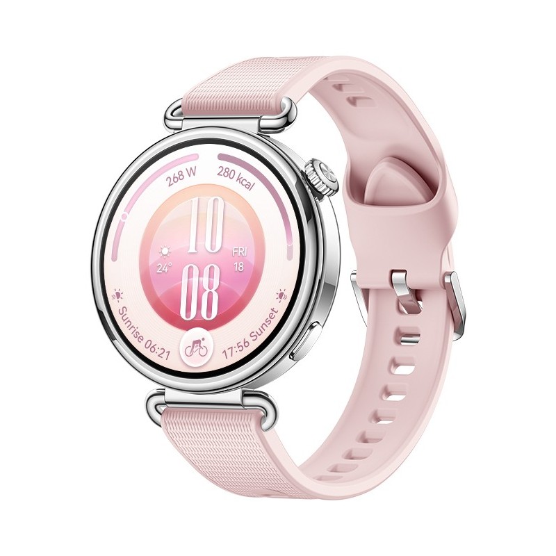 WATCH GT 7 41mm 3 35 cm (1.32") AMOLED Digital 466 x 466 Pixeles Pantalla tctil Rosa  Plata Wifi GPS (satlite)