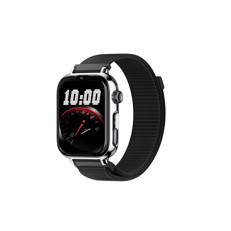 SaveWatch Plus 2 4 7 cm (1.85") AMOLED Digital 410 x 502 Pixeles Pantalla tctil 4G Plata Wifi GPS (satlite)