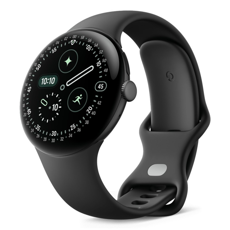 Pixel Watch 4 AMOLED 45 mm Digital Pantalla tctil Negro Wifi GPS (satlite)