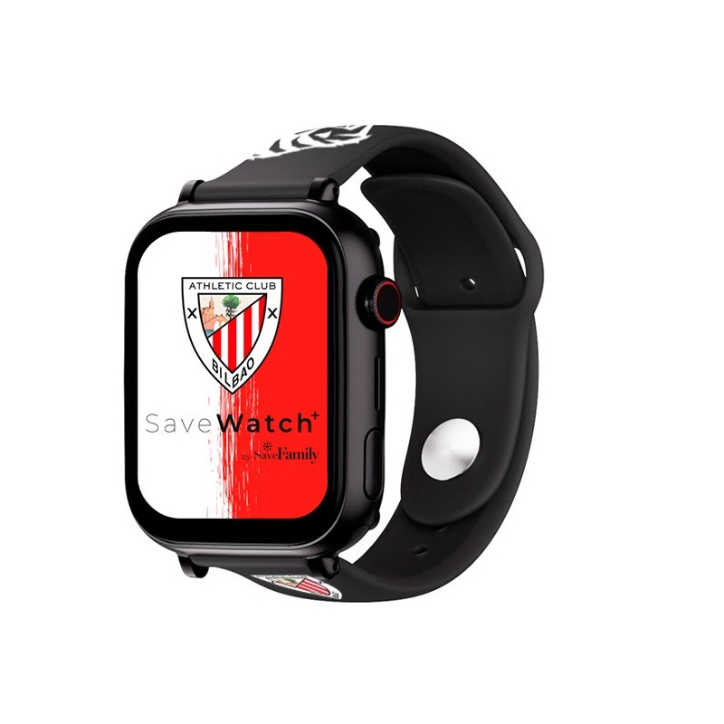 Save Family PLUS SmartWatch Ed. Athletic Club Bilbao con GPS y llamada Negro Correa Silicona Negra NO INCLUYE SIM