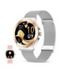 Smartwatch Lya  Pantalla AMOLED 1.19"  Autonoma 5 das  Correa metal y silicona  Modos deporte y salud  Llamadas  Plata