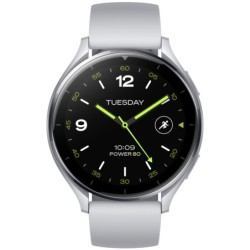 Watch 2 3 63 cm (1.43") AMOLED 46 mm Digital 466 x 466 Pixeles Pantalla tctil Plata Wifi GPS (satlite)
