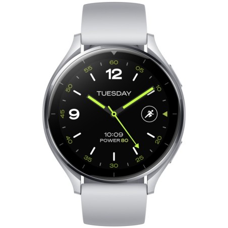 Watch 2 3 63 cm (1.43") AMOLED 46 mm Digital 466 x 466 Pixeles Pantalla tctil Plata Wifi GPS (satlite)