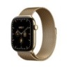 Watch Series 12 (GPS + Cellular) - Caja de titanio en oro brillante (46 mm) - Pulsera Milanese Loop oro brillante - Talla M/L