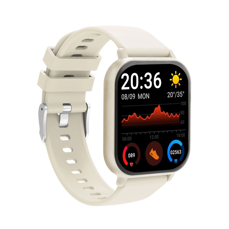 SWC-176BE Relojes inteligentes y deportivos 4 6 cm (1.81") TFT Digital Pantalla tctil Beige