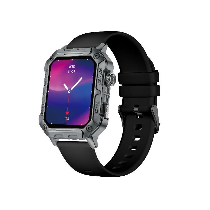 NXSWTRAILWATCH Relojes inteligentes y deportivos 4 85 cm (1.91") Digital 320 x 385 Pixeles Pantalla tctil Acero inoxidable