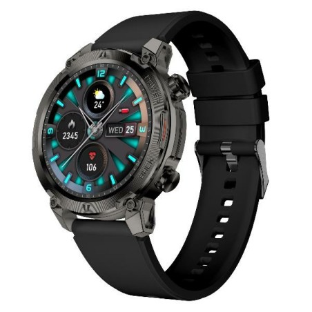 NXSWTRAILROUND Relojes inteligentes y deportivos 3 53 cm (1.39") Digital 360 x 360 Pixeles Pantalla tctil Negro