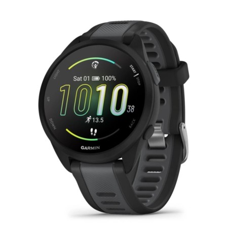 Forerunner 165 3 05 cm (1.2") AMOLED 43 mm Digital 390 x 390 Pixeles Pantalla tctil Negro GPS (satlite)