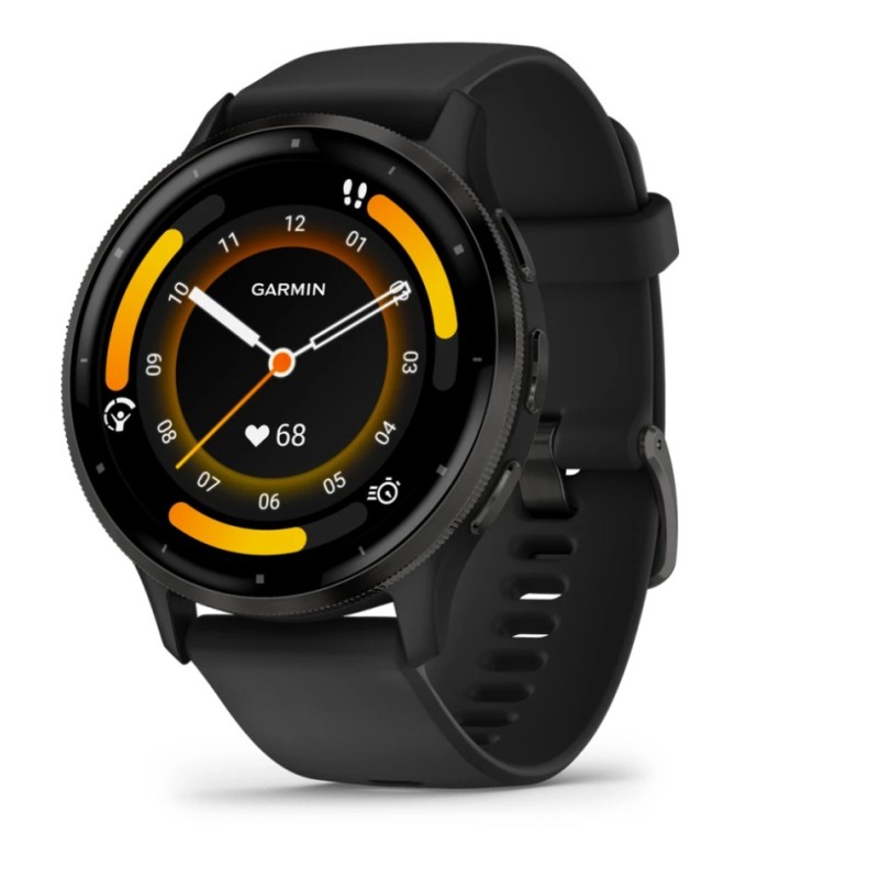 Venu 3 3 56 cm (1.4") AMOLED 45 mm Digital 454 x 454 Pixeles Pantalla tctil Negro Wifi GPS (satlite)
